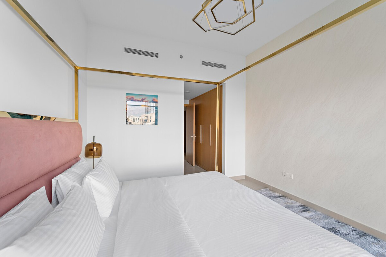 2BR + M with Burj Khalifa View | Near Dubai Mall